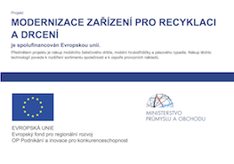 Modernizace zařízení pro recyklaci a drcení